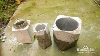 水泥花盆手工制作教程
