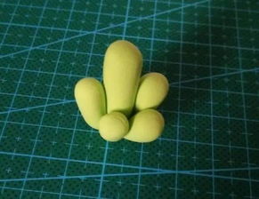 HEA仙手工教程 超简单黏土多肉