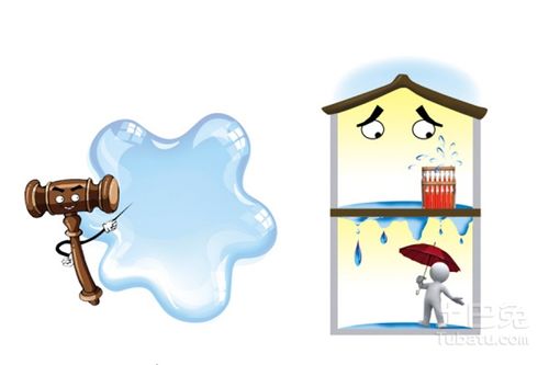 楼上漏水楼下怎么修