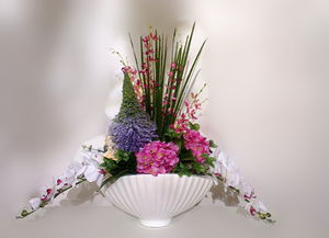 玄关花 盆景假花欧式 装饰