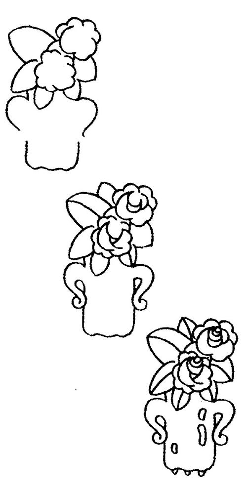 花瓶简笔画简单画法