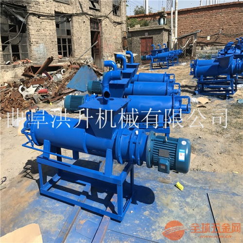免人工上料粪便分离机螺旋挤压式泔水脱水机