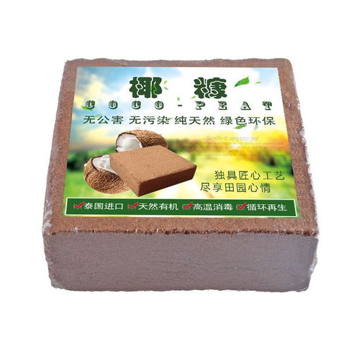 进口椰砖大椰糠砖椰粉砖种菜土营养土10斤椰糠砖
