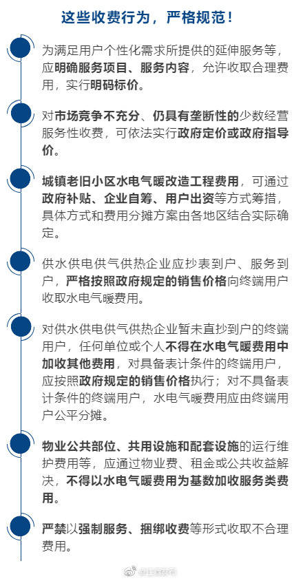 3月1日起,这些水电气暖不合理收费要取消