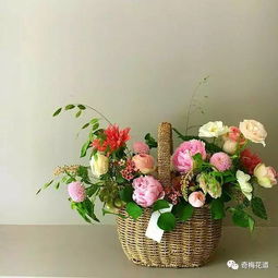 喜欢把夏天最美的花篮插花送给你