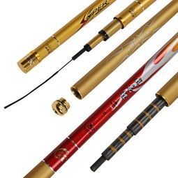 黑汉高碳鲤鱼5.4米超轻超硬钓竿90元,钓鱼竿新手钓鱼杆碳素手竿鱼具套装85元 